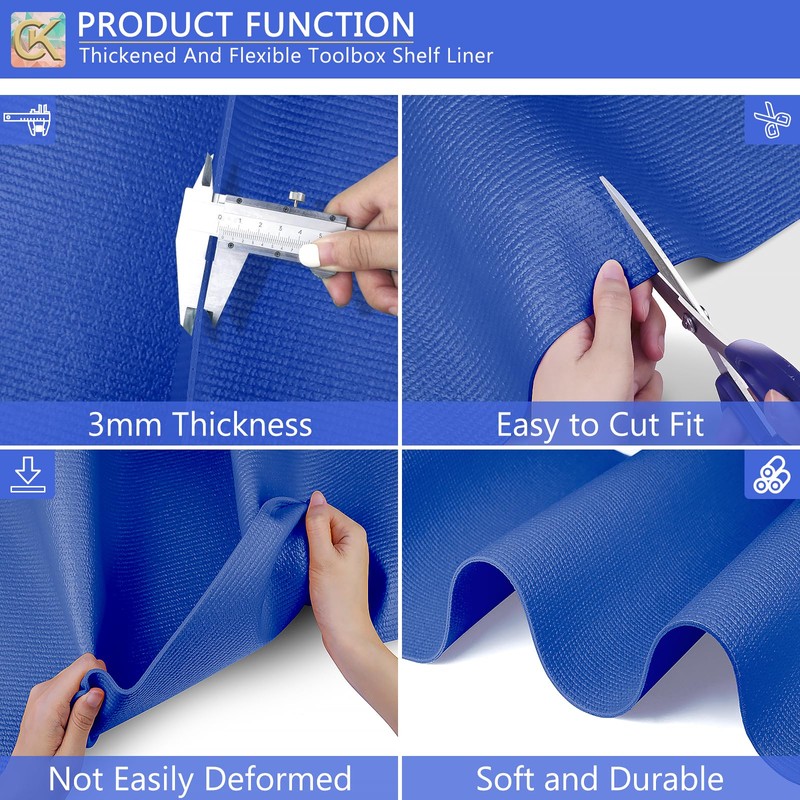 Foam Toolbox Liner Shelf Liner, Thickened Durable Pad Tool Box
