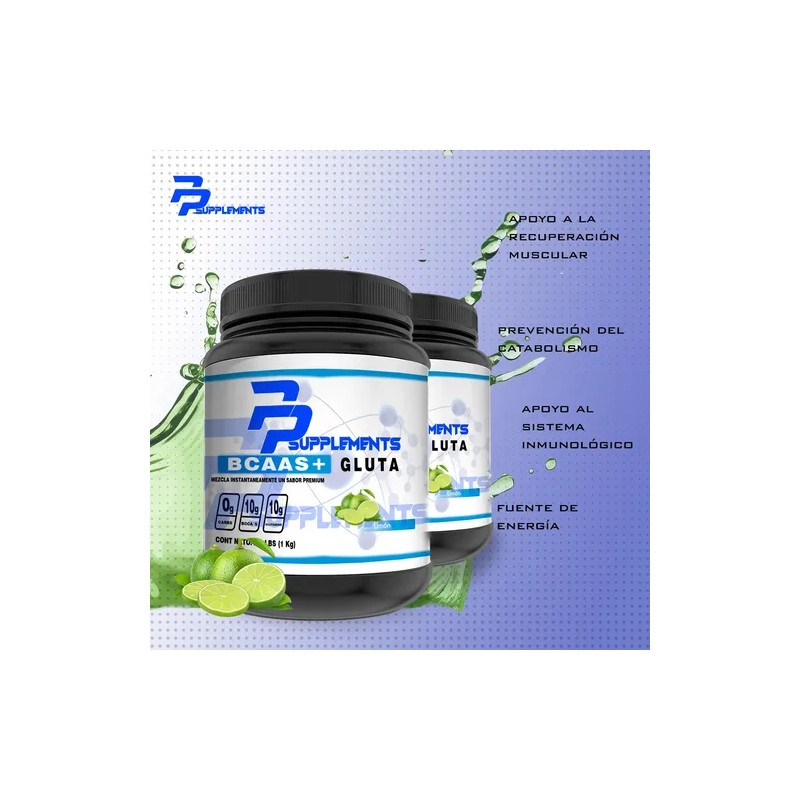 Pulse Aminoacidos Bccas Glutamina 1 Kg 50 Servicios Varios