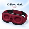 3D Eye Mask for Sleep – Padded Light-Blocking Design with