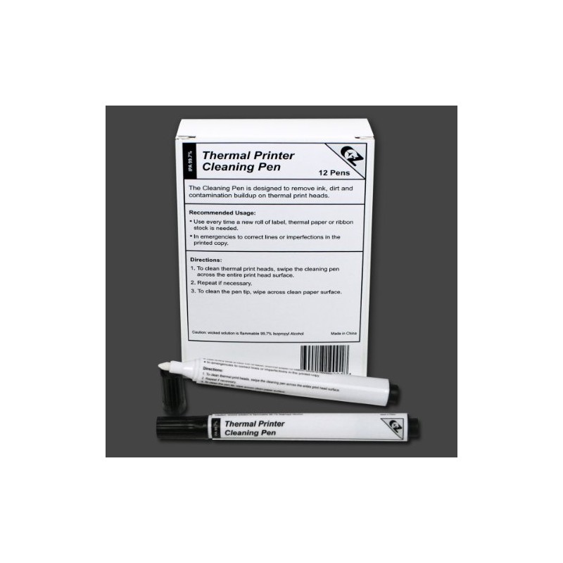 Jumbo Thermal Printhead Cleaning Pens (12)