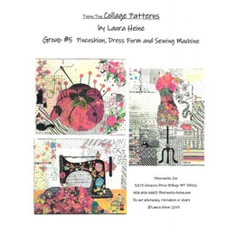 Laura HeineLHFWTT5 Teeny Tiny Applique Collage Group #5 Pattern, 16 x 20 Inch