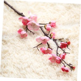 FELTECHELECTR - 6 adornos para decoración de tartas, tartas japonesas, cumpleaños, magdalenas, tallo, magdalenas, decoración de magdalenas, decoración de cupcakes, decoración 3D, flores artificiales