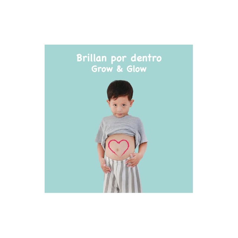 Suplemento en Polvo Kids Grow & Glow Sabor Naranja 200g