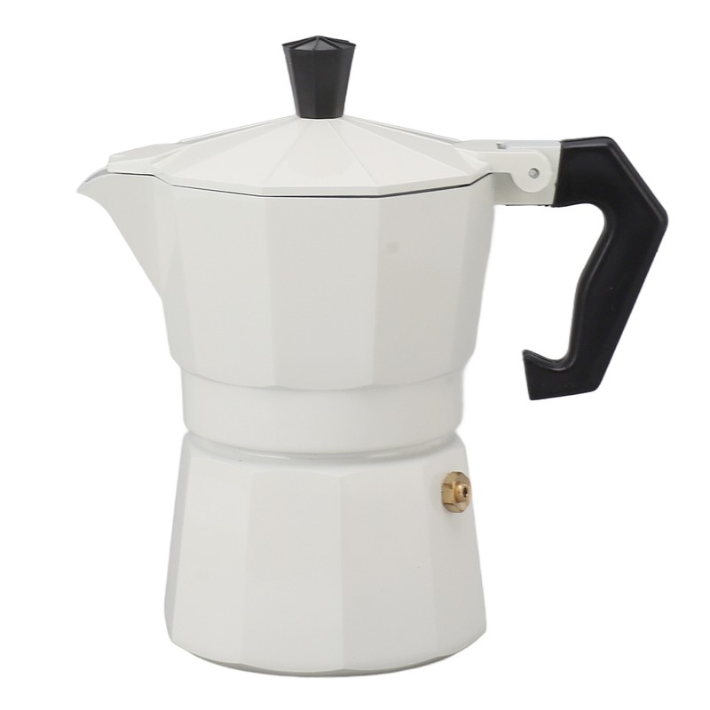 Stovetop Moka Pot Italian Hand Brewed Coffee Maker Aluminum Alloy