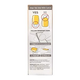 KISS imPRESS Color Press-On Manicure, Gel Nail Kit, PureFit Technology, Short Length, “YOLO”, Polish-Free Solid Color Mani, Includes Prep Pad, Mini Fi