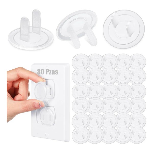 Protectores De Contactos Enchufe Tapas Seguros Bebes Niños