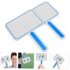 Operitacx 4pcs Score Board Whiteboard Easel Sticker Sign Foam White