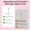 4pcs Heart Magnet for Cat Eye Nails, 2 Size Professional