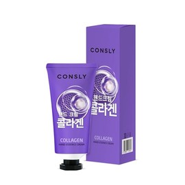 CONSLY_Collagen Hand Essence Cream, Firming and Hydrating Hand Cream with Hydrolyzed Collagen, Smooths and Softens Skin, Prevents Dehydration and Wrinkles