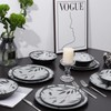 Lechoo 12pcs Melamine Dinnerware Set - Service for 4 Melamine
