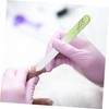 Baluue 2pcs Stained Glass Nail File Buffing Tool Nail for