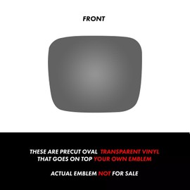 FDAIUN for 2019-2025 Honda Ridgeline Car Emblem Protection Film 8.5MIL TPU Blacked Logo Protection Accessories