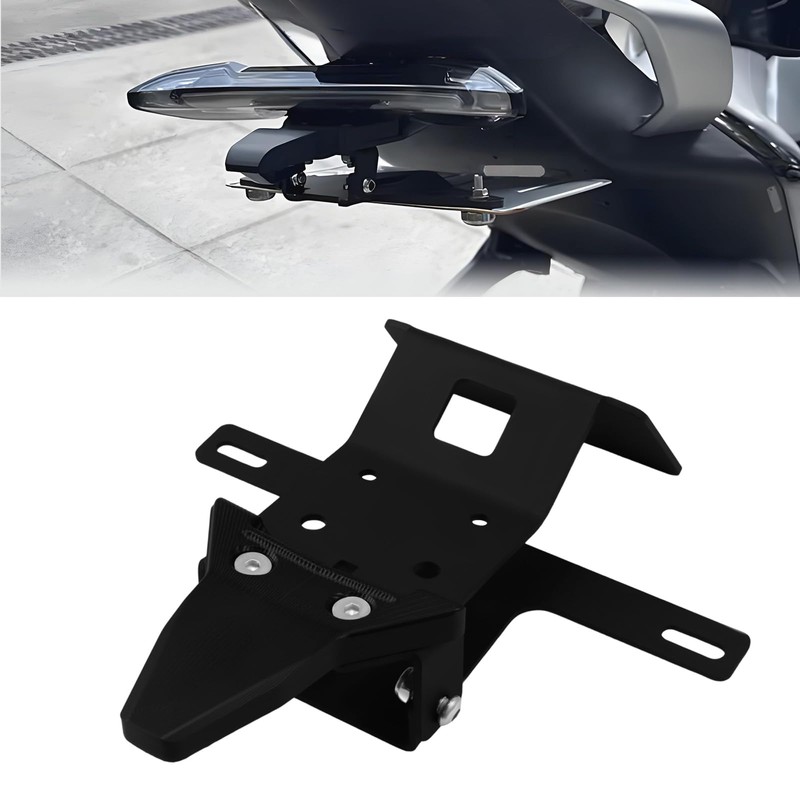 XIDAODIT Motorcycle Tidy Tail Fender Eliminator License Plate Bracket Holder
