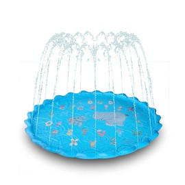 Super Larger 78" Sprinkler for Kids Toddlers Party Splash Pad Play Mat Inflatable Baby Wading Pool Fun Summer Outdoor Sprinkler Pool Birthday Gift for Boys Girls
