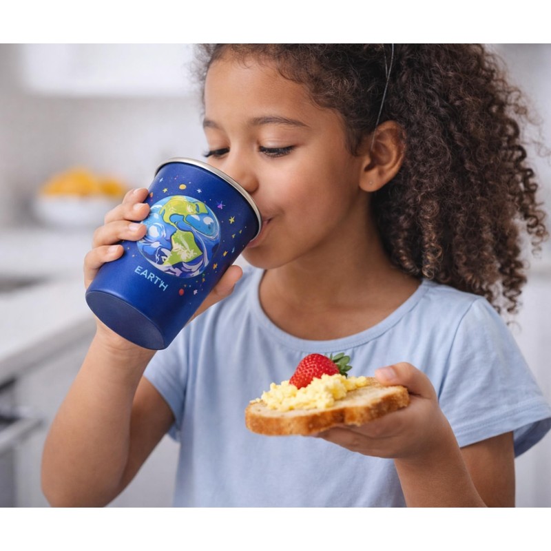 Zorythm 4 Pack 12 oz Stainless Steel Kids Cups, Children's