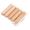 M10 Furniture Dowels Wood Dowel Pins Cross Grain 100Pcs M10