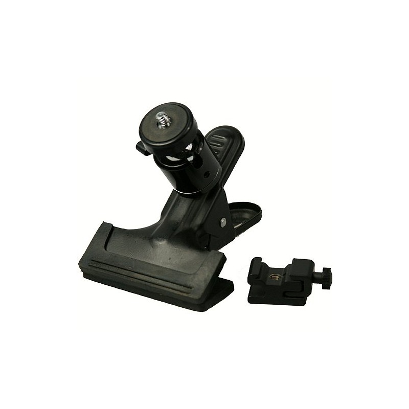 ePhoto TJ-SB2Z-VBWP A283SH Hot Shoe Spring Clamp Clip with Ball