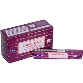 3 X Sacred Llama Satya Incense Sticks with JRose Incense Holder, 15g Box