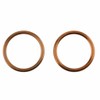 TDR 2pcs 32mm Copper Exhaust Pipe Gasket 150cc 200cc 250cc
