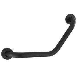 Bath Grab Bar Sturdy Bathroom Balance Bar Stainless Steel Shower Safety Handle Safety Hand Rail Support for Bathtub, Toilet, Bathroom, Kitchen, Stairway Handrail, Outdoor, Black