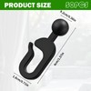 50 Pcs Plastic Gazebo Curtain Hooks,Smooth Sliding Track Hooks,for Mosquito
