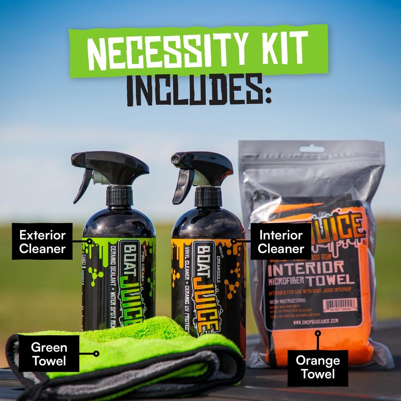 Boat Juice Necessity Boat Cleaner Kit | Exterior Water Spot