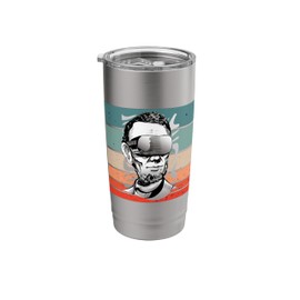 History virtual reality VR technology historical figure Tech Stainless Steel Insulated Tumbler