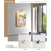 Joossnwell Hard-Wired Picture Light for Wall Brass Art Lighting Dimmable