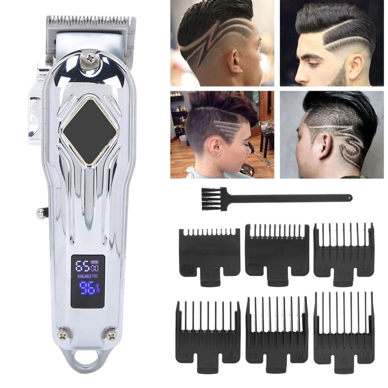 Professional Electric Hair Clipper LED Display Hair Trimmer Cutting Machine