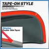 M-AUTO Universal Tape On Sun/Moon Roof Window Deflector and Sun