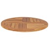 Tidyard Table Top Solid Teak Wood 23.6 x 23.6 x
