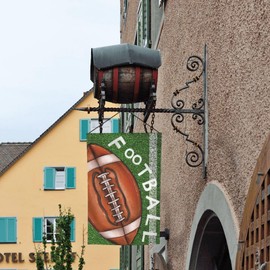 Football Sports Fall Garden Flag Welcome Party Outdoor Outside Decorations Picks Home House Garden Yard Decor 12x18 Inch