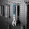 DURATECH 12 Inch Adjustable Wrench, 3-in-1 Spanner with Box End/Hex