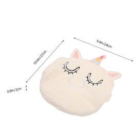 FRCOLOR Facial Steaming Towel Hot Compress Mask Beauty Tool Fleece Single Hole Face Mask Accessory