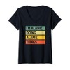 Damen I'm Alanie Doing Alanie Things Lustiges personalisiertes Zitat T-Shirt