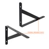 OVOV Heavy Duty Shelf Brackets Triangle Shelving Brackets Right Angle