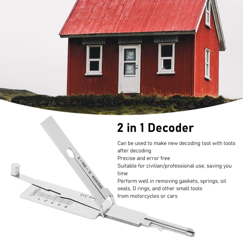 Hook and Pick Tool Civilian Use Decoder 2 in 1