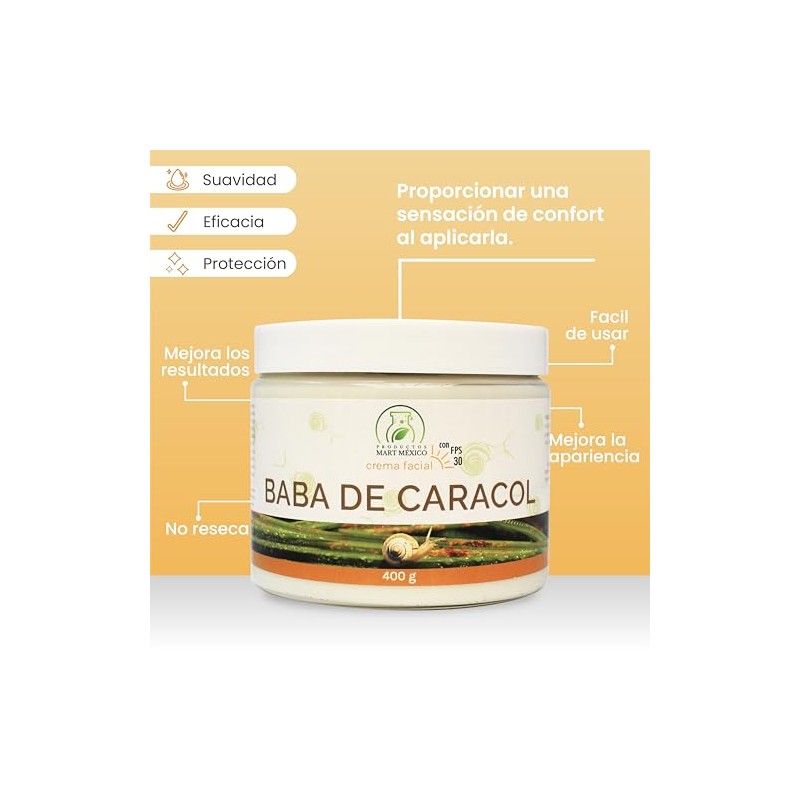 Crema Facial Corporal Baba Caracol Filtro Solar Anti Manchas Productos