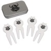 Azeeda 'Viking Head' Golf Divot Tool/Repair Fork Gift Set (GO00063332)