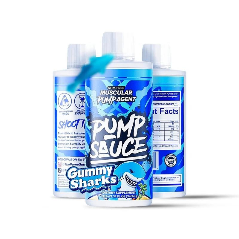Pump Sauce Full-Spectrum Liquid Pre-Workout - Flavor: Gummy Worms