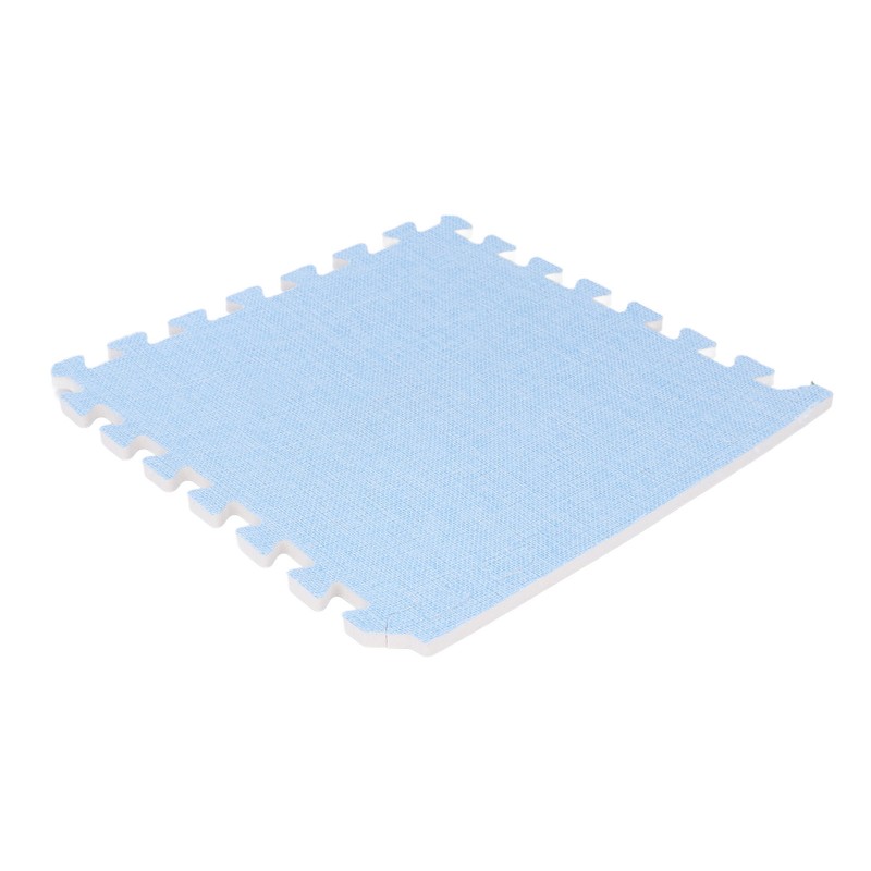 Cotton Linen Interlocking Mat Thicken Soundproofing Cuttable Patchwork Puzzle Foam
