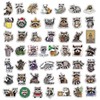 50Pcs Cute Raccoon Stickers Cute Animal Sticker for Water Bottle