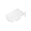 jojofuny 9pcs Plastic Cassette Storage Case Transparent Audio Cassette Box