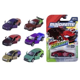 Majorette – Color Changers Premium Cars 6 Assortiti – Modellini Auto in Metallo Die-Cast con Cambio Colore ad Acqua, Collezione Premium con Parti Apribili, 8504000001, dai 3 Anni