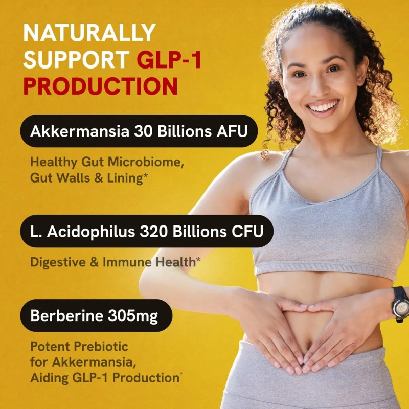 Probióticos Akkermansia Muciniphila 320b Ufc 120 Cápsulas