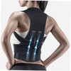 TOVINANNA Portable Adjustable Posture for Men and Women Comfortable Back
