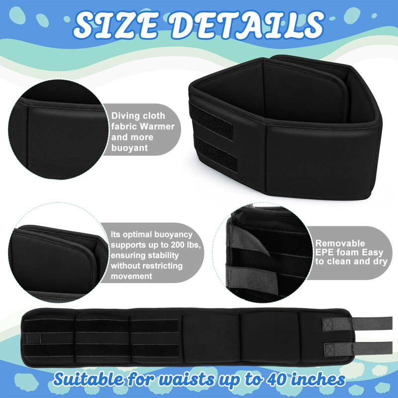 Swim Belt for Adults Swim Floating Belt with Adjustable Pool