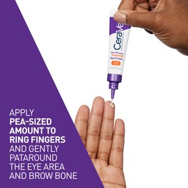 CeraVe CeraVe Skin Renewing Vitamin C Eye Cream, Vitamin C, Hyaluronic Acid, Ceramides & Caffeine, Under Eye Cream For Dark Circles and Puffiness, Fragrance Free & Ophthalmologist Tested, 0.5 Fl. Oz