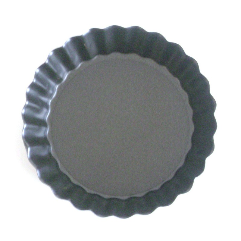 NEW 10cm x 2.5cm NON STICK MINI QUICHE PAN SET