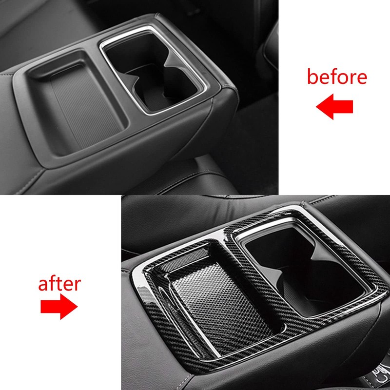 Xotic Tech Inner Rear Seat Water Cup Holder Panel Frame